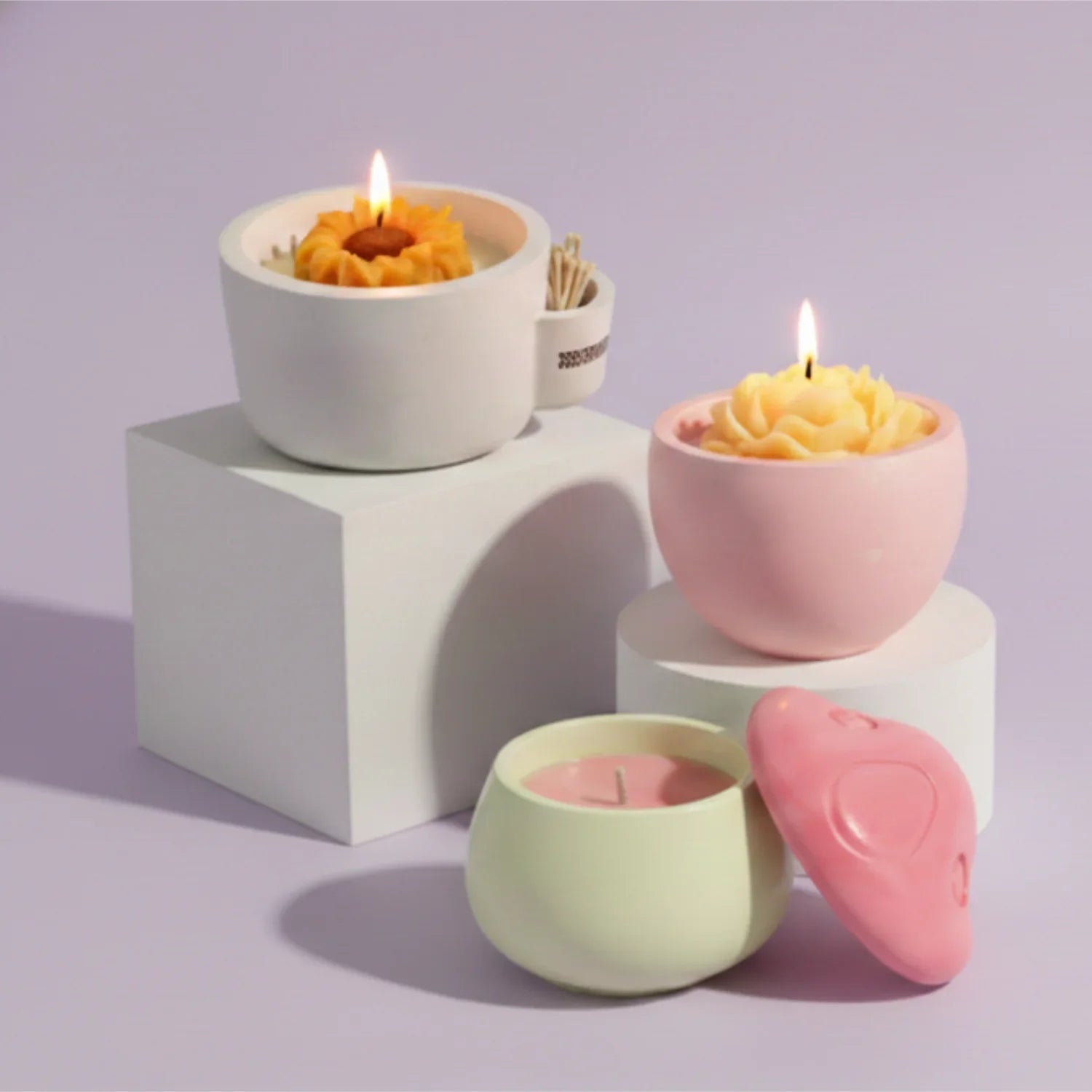 Floral candles collection - Tori candles