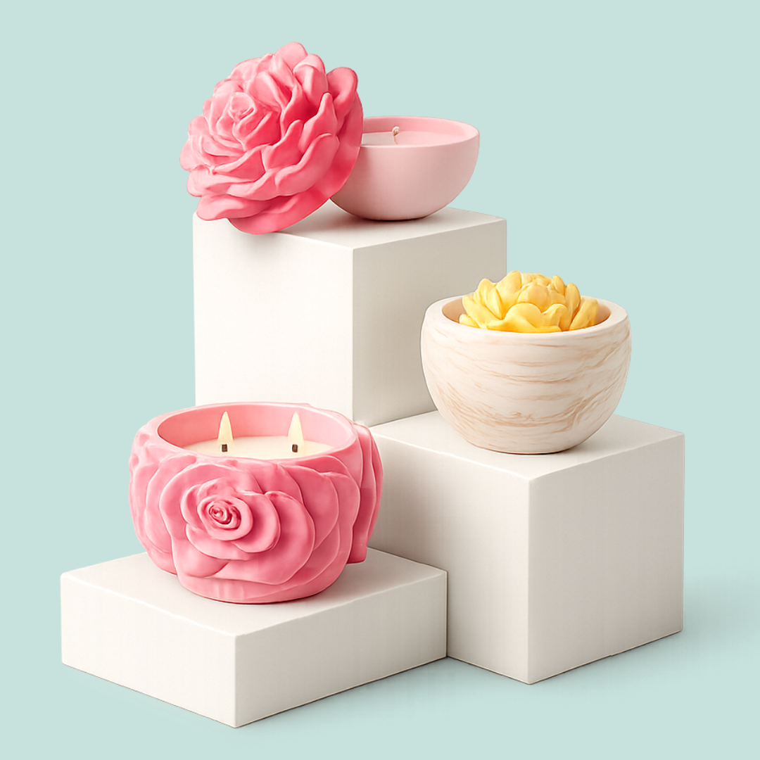 Floral candles collection - Tori candles