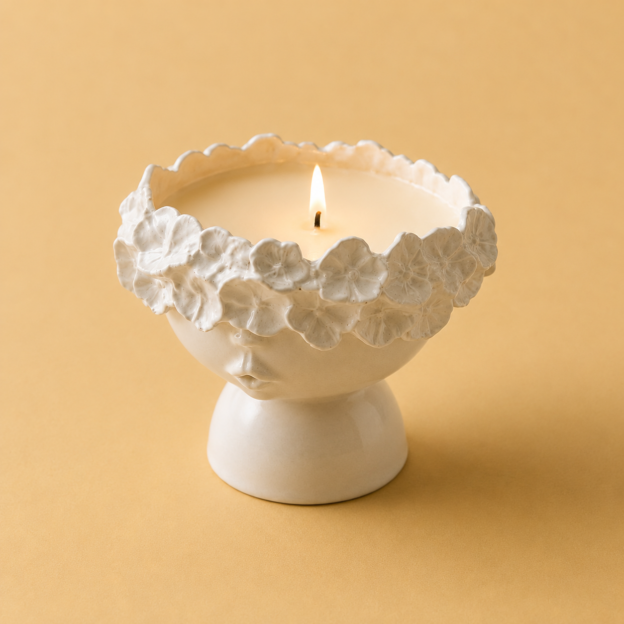Flower Crown Candle