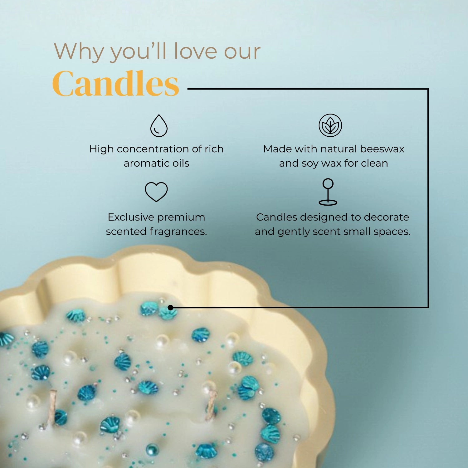 Ocean Pearl Candle