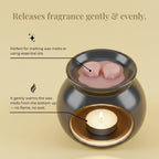 Mini Porcelain White Wax Warmer