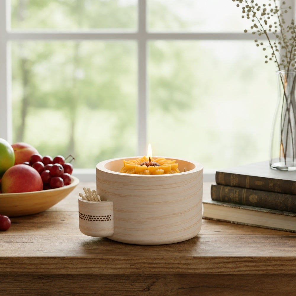 Sunlit Bloom Candle