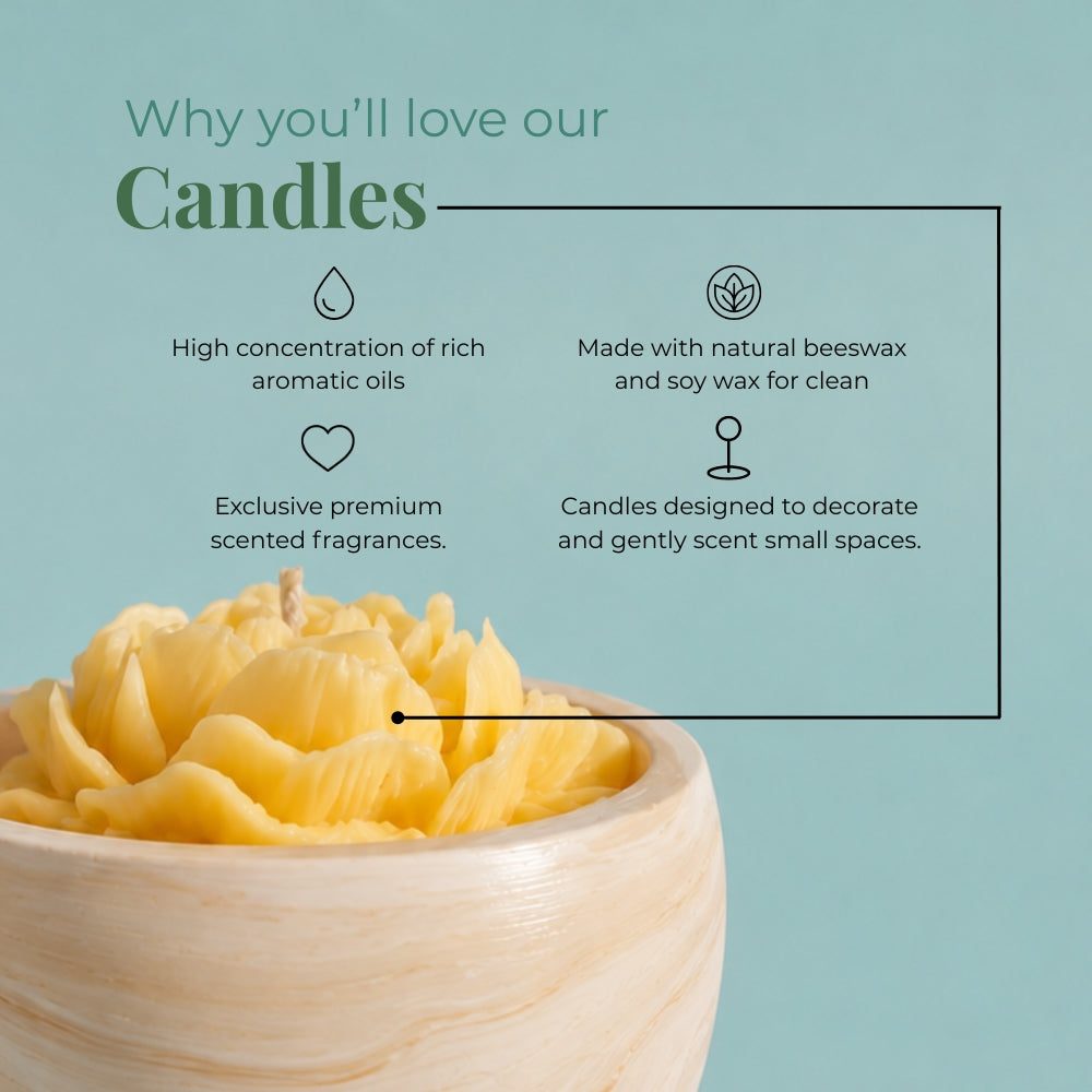 Petal Crown Candle